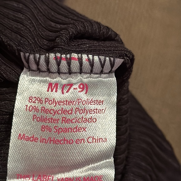 No Boundaries womens black ribbed flare pants casual dressy bottoms Medium (7-9) - Picture 5 of 8